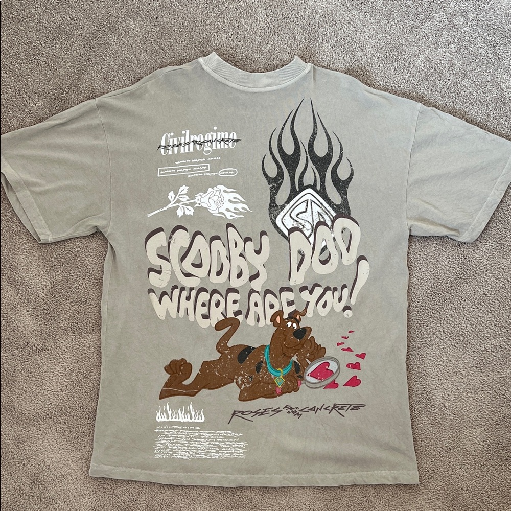 Gray Graphic Short Sleeve Tee